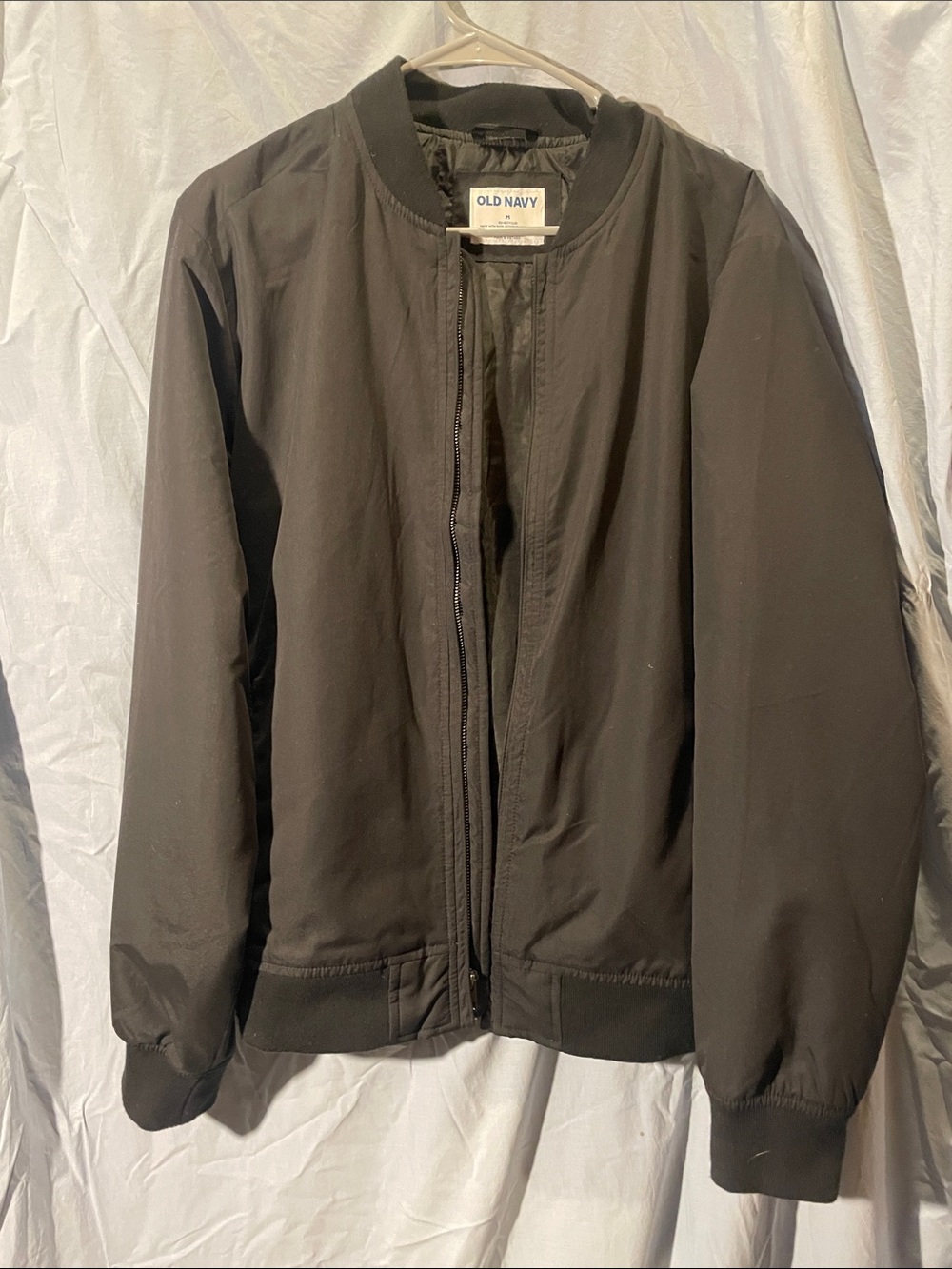 Mens Old Navy Black Men's-Style Bomber Jacket